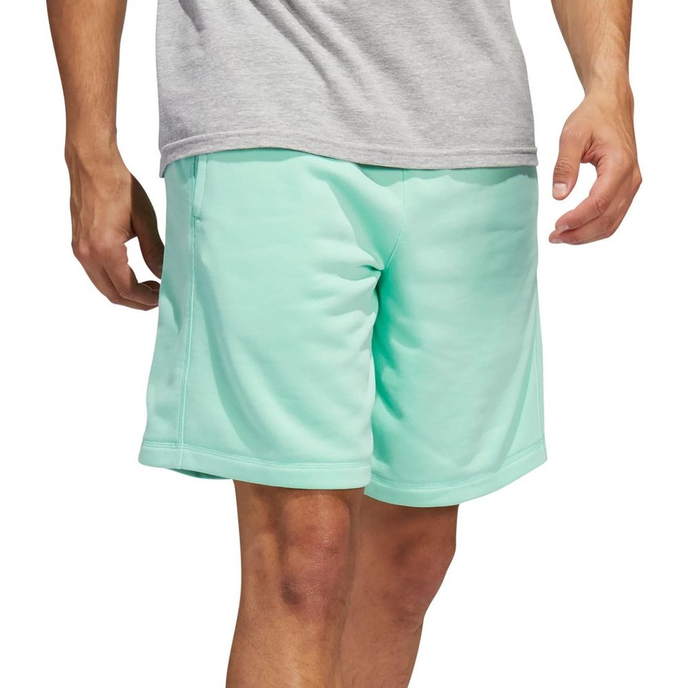 NWT adidas Men's Solid French Terry Shorts - Picture 3 of 5